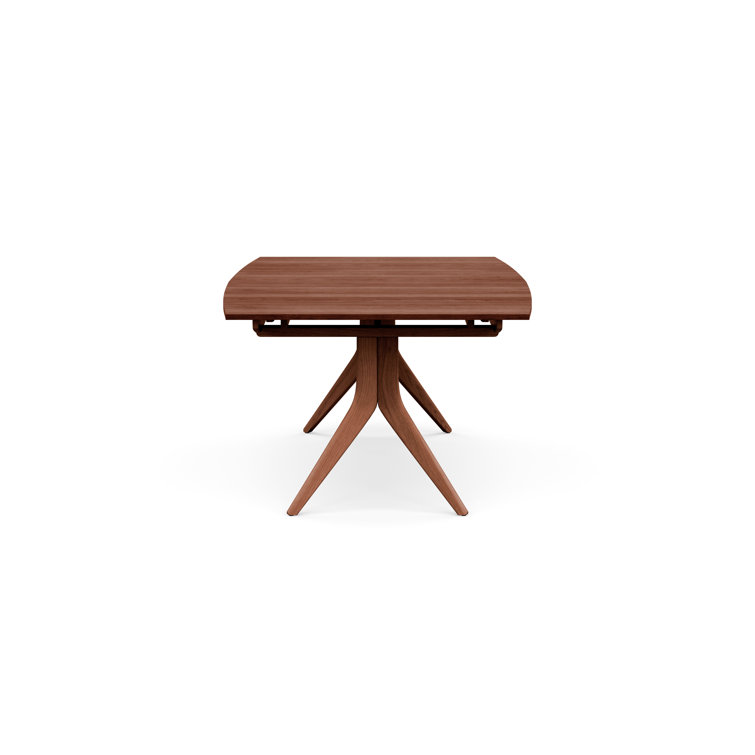 Catalina Cognac Cherry Extendable Mid-Century Dining Table