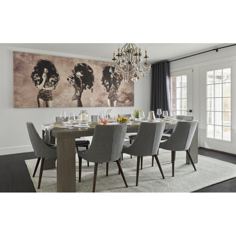 Gray Geometric Hand-Hooked Wool Area Rug 2' x 3'