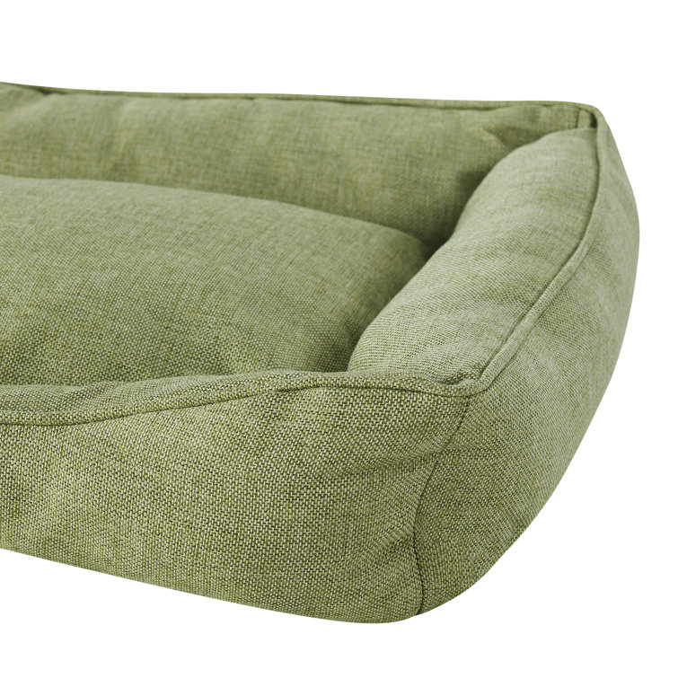Julius Small Olive Polyester Outdoor Dog Bed
