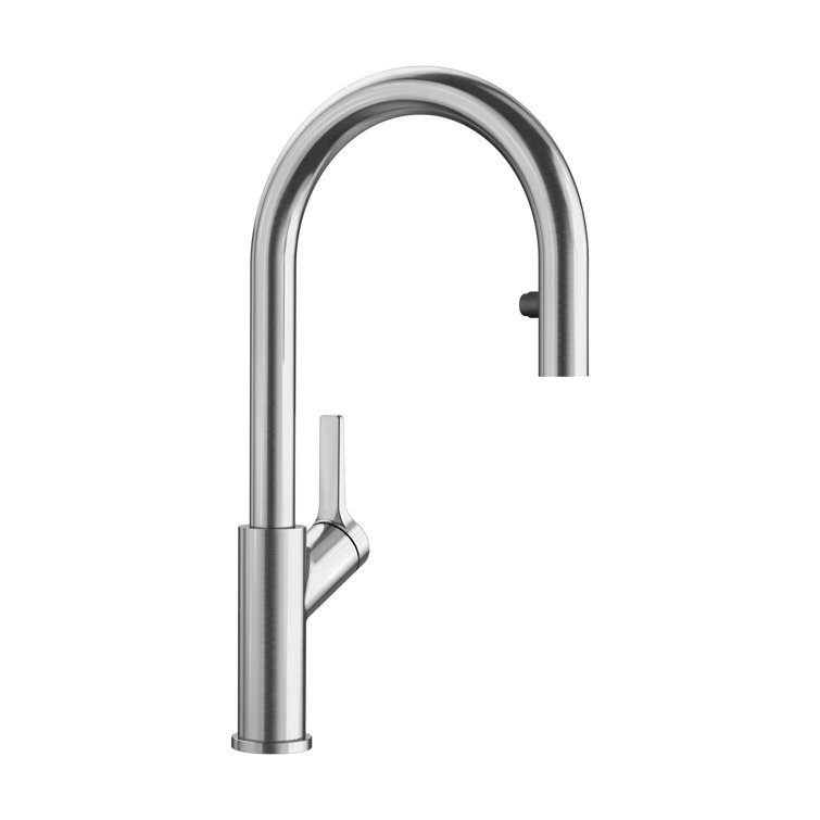 Classic Steel Pull-Down Spray Kitchen Faucet
