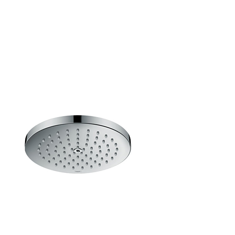 Chrome 7-Inch Modern Ceiling Mounted Rain Shower Head