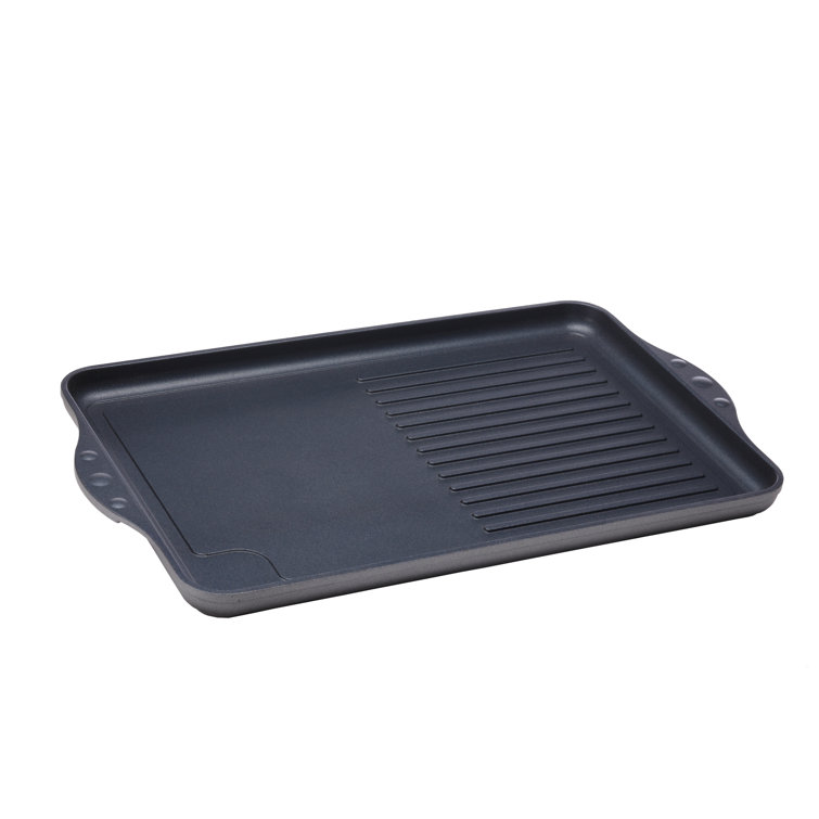 Swiss Diamond Nonstick Double-Burner Grill and Griddle Combo