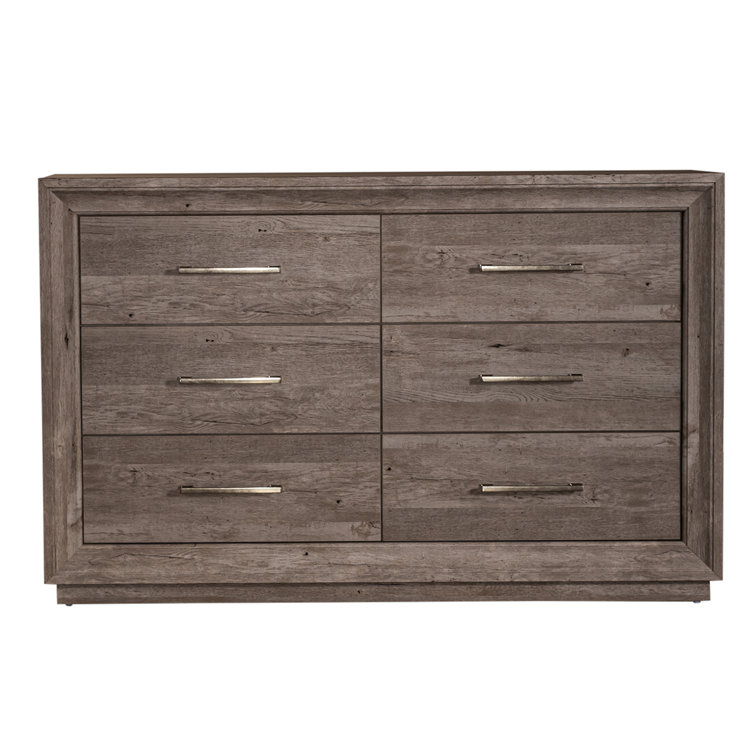 Greystone King Panel Bed with Dresser, Mirror, and Nightstand Set