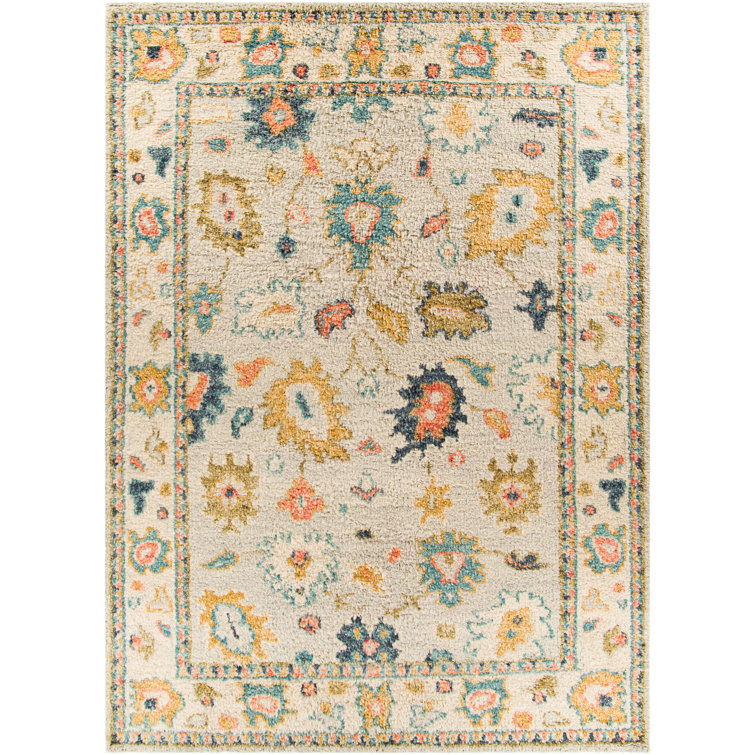 Hand-Knotted Blue Wool 6' x 9' Oriental Area Rug