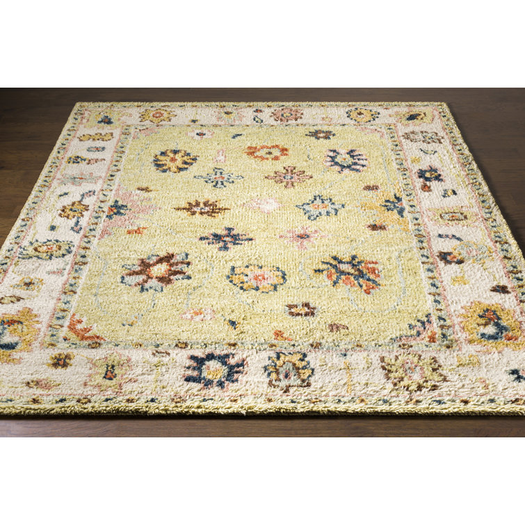 Hand-Knotted Blue Wool 6' x 9' Oriental Area Rug
