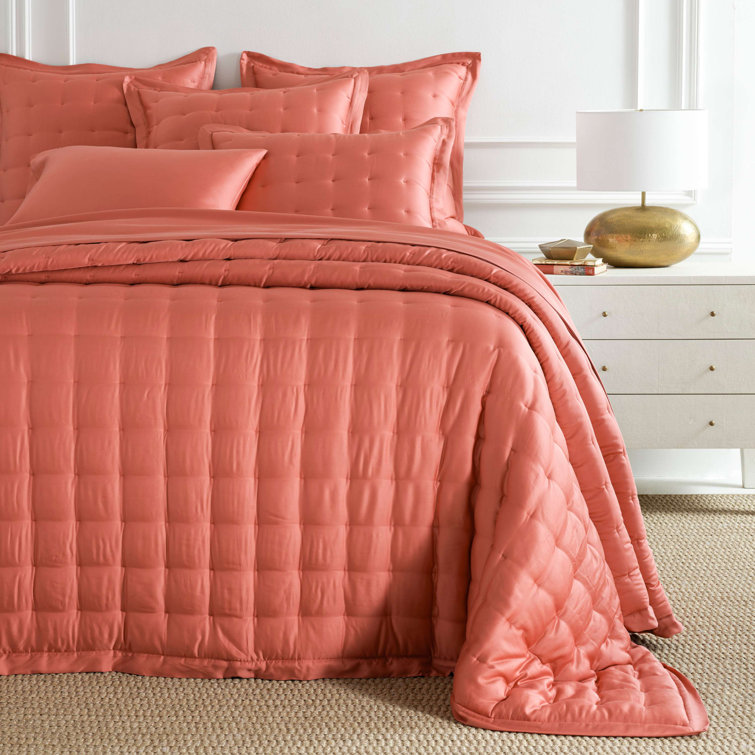 Sand Twin Solid Polyester Quilt Set