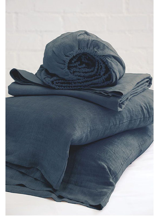 Twin Flax Organic Cotton Linen Sheet Set