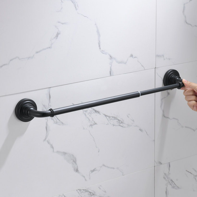 Matte Black Stainless Steel 5-Piece Bathroom Hardware Set