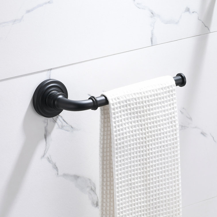 Matte Black Stainless Steel 5-Piece Bathroom Hardware Set