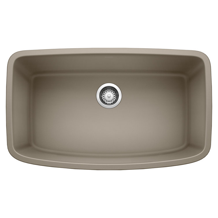 Truffle Silgranit Stone Single Bowl Undermount Kitchen Sink