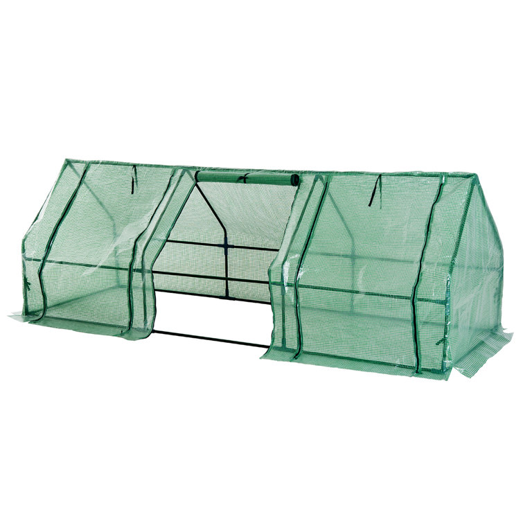 Portable Greenhouse with PE Cover and Steel Frame