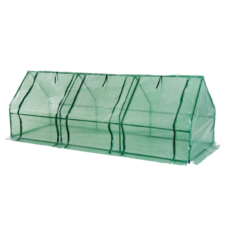 Portable Greenhouse with PE Cover and Steel Frame