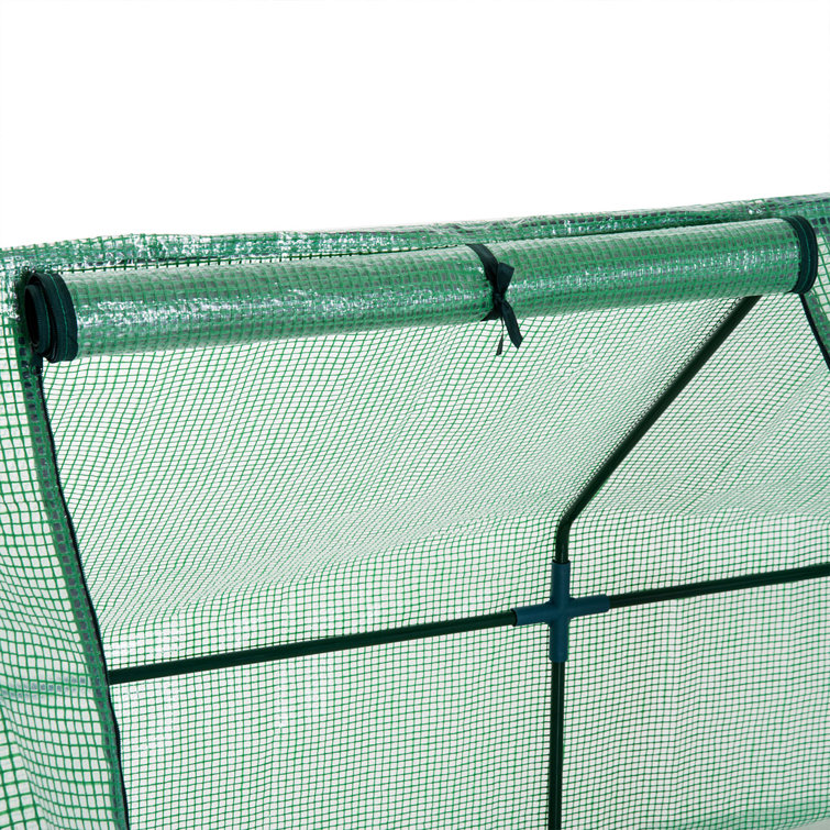 Portable Greenhouse with PE Cover and Steel Frame