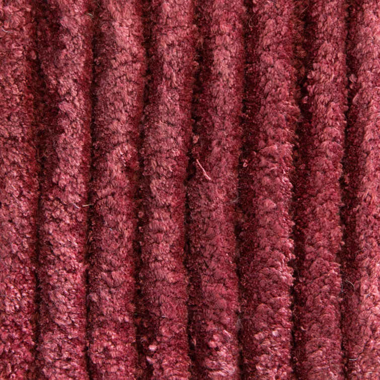 Angelo Red Tufted Wool-Blend Rectangular Rug 9' x 13'