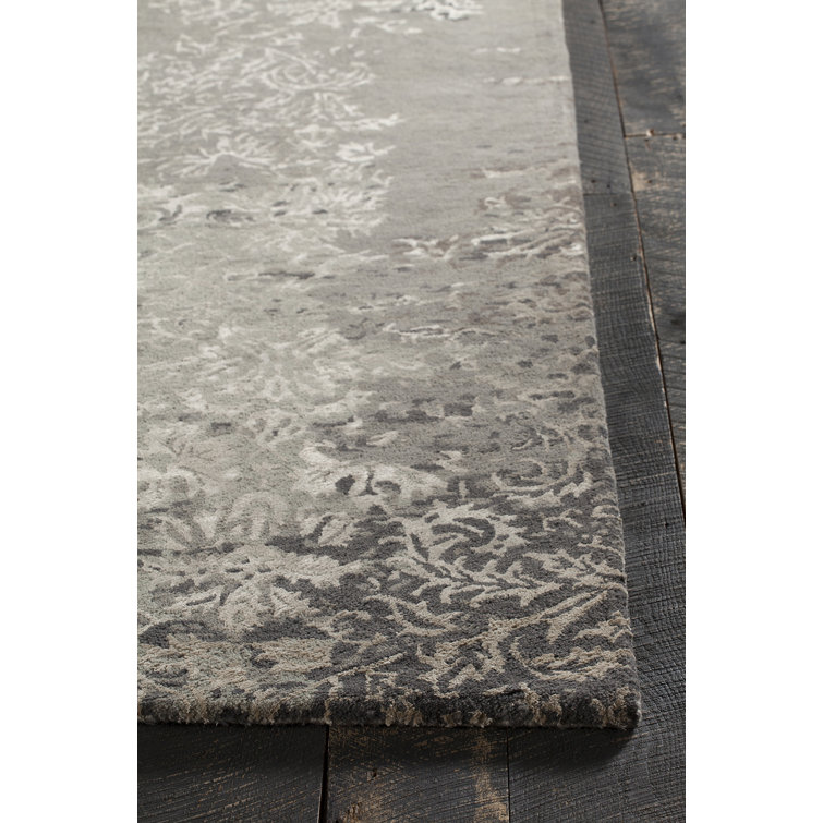 Hand-tufted Elegance Gray Wool and Viscose 5' x 7' Area Rug