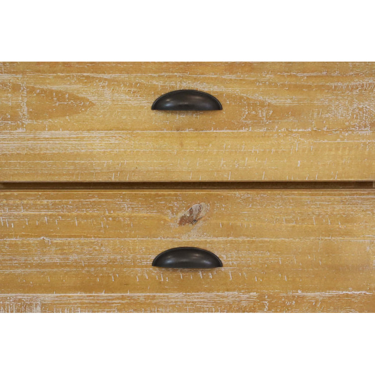 Driftwood Solid Pine 5-Drawer Farmhouse Chest