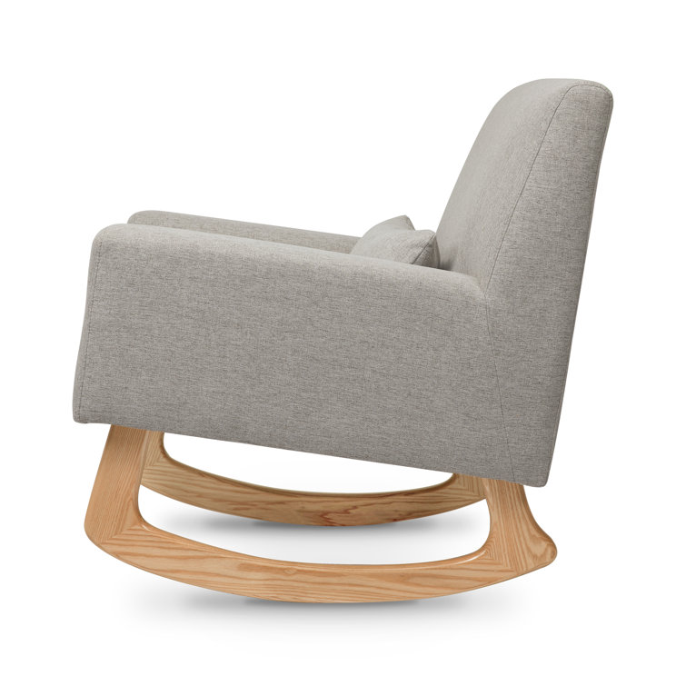 Eco-Performance Grey Eco Weave Sleepytime Rocker with Light Legs