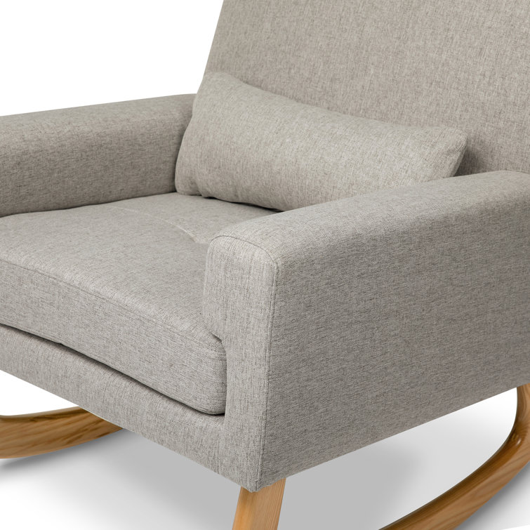 Eco-Performance Grey Eco Weave Sleepytime Rocker with Light Legs