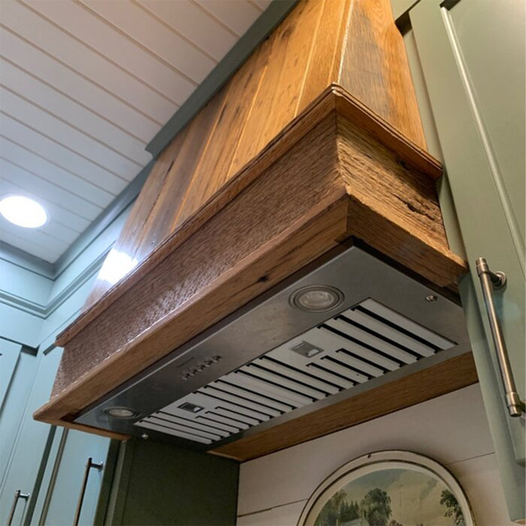 28-Inch Stainless Steel Convertible Insert Range Hood with LED Lights