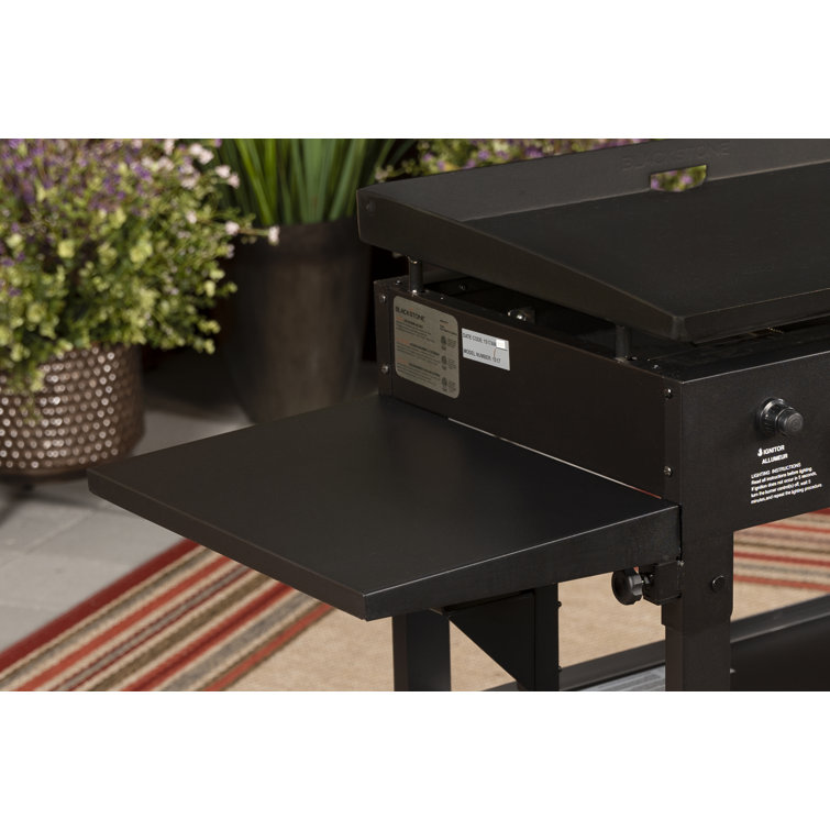 28-Inch Black Stainless Steel Propane Gas Hibachi Griddle
