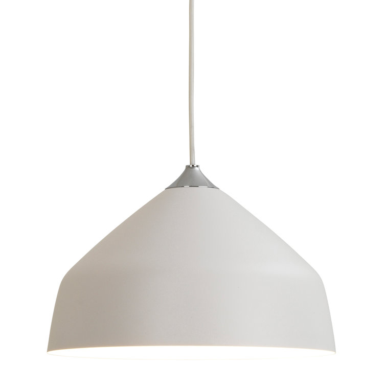 Crystal Embellished Matt White LED Pendant Light for Indoor Spaces