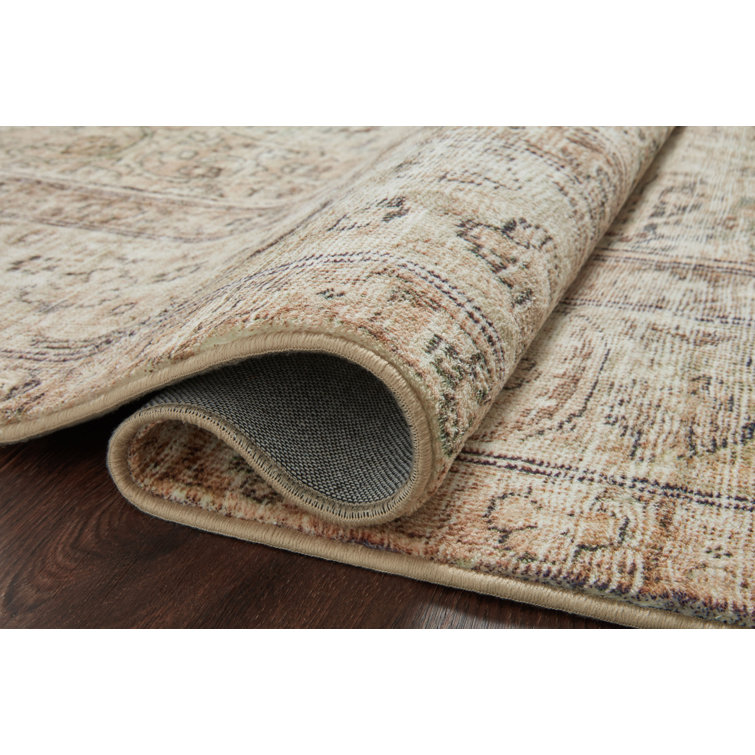 Margot Antique Sage Rectangular Easy Care Area Rug