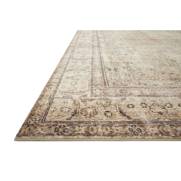 Margot Antique Sage Rectangular Easy Care Area Rug