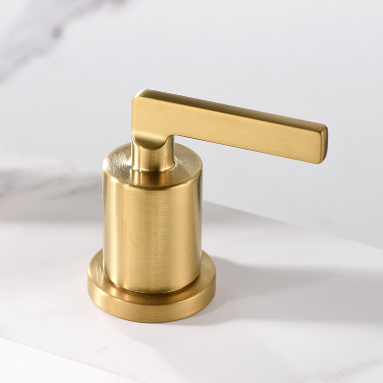Bronze 2-Handle Widespread Bathroom Faucet with Drain Assembly