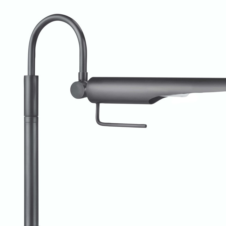 Adjustable 1-Light Oil Rubbed Bronze Desk Lamp with Clear Cord