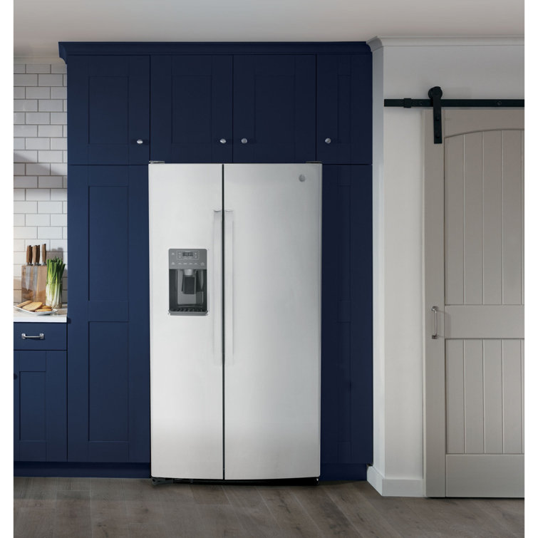 Stainless Steel 36" Smart Side-by-Side Refrigerator with Ice Maker