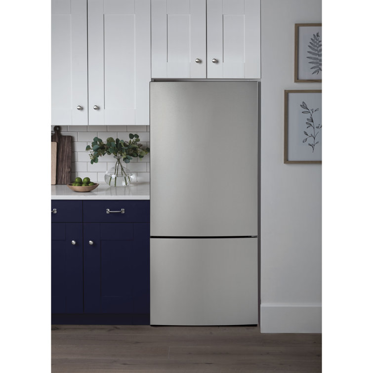 Stainless Steel 17.7 cu. ft. Bottom Freezer Smart Refrigerator
