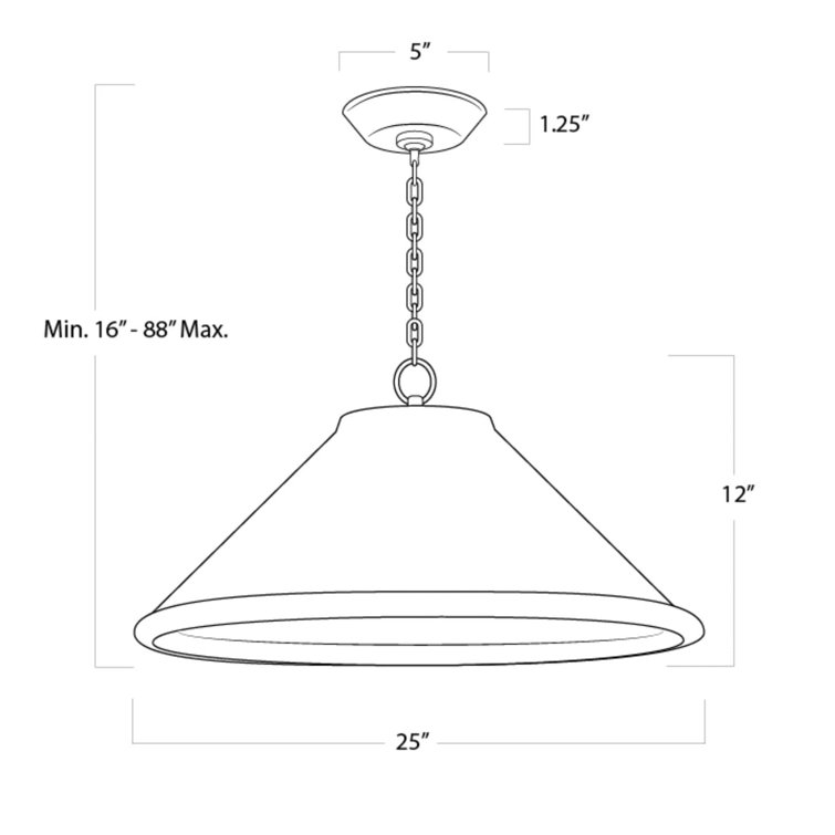 Modern White Concrete 3-Light Island Pendant