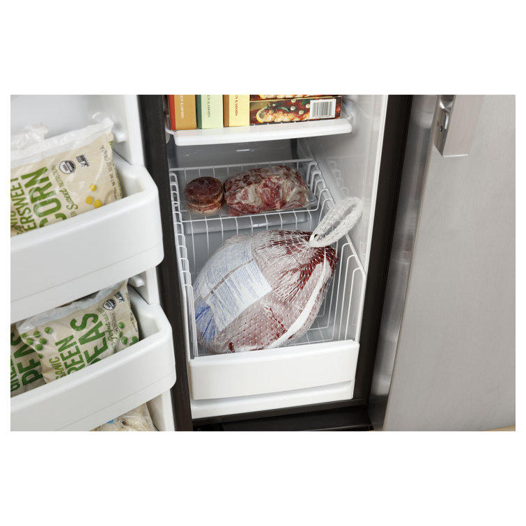 Stainless Steel 36" Smart Side-by-Side Refrigerator with Ice Maker