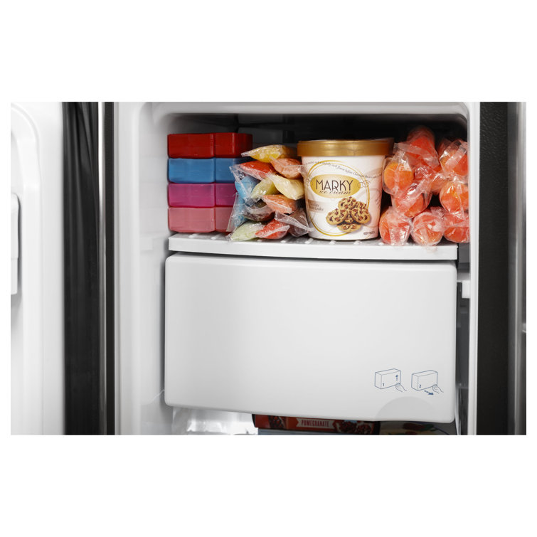Stainless Steel 36" Smart Side-by-Side Refrigerator with Ice Maker