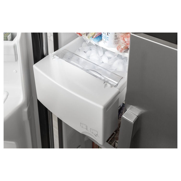 Stainless Steel 36" Smart Side-by-Side Refrigerator with Ice Maker