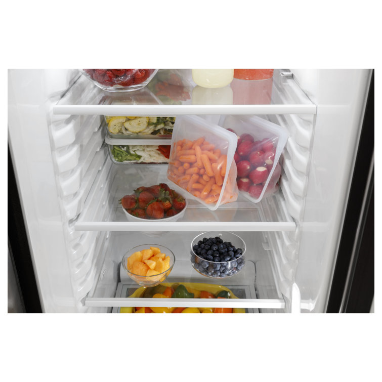 Stainless Steel 36" Smart Side-by-Side Refrigerator with Ice Maker