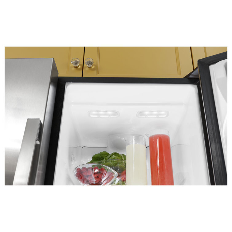 Stainless Steel 36" Smart Side-by-Side Refrigerator with Ice Maker