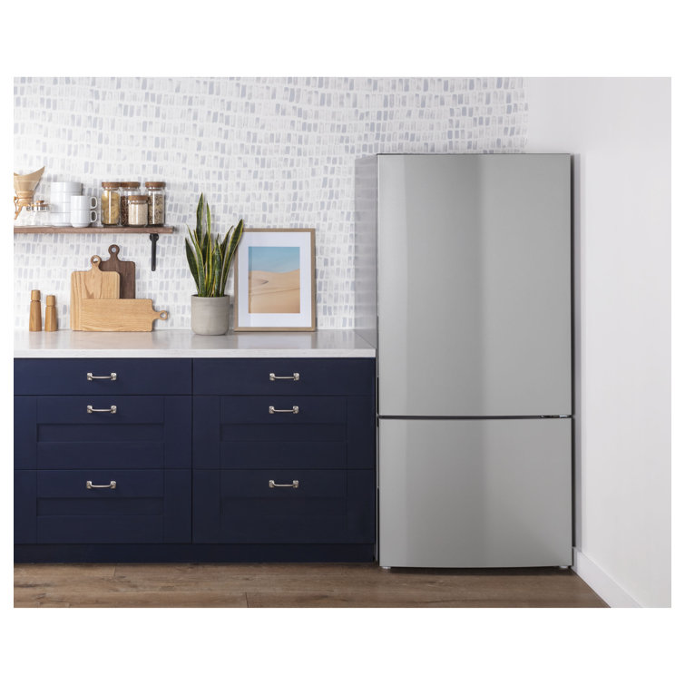 Stainless Steel 17.7 cu. ft. Bottom Freezer Smart Refrigerator