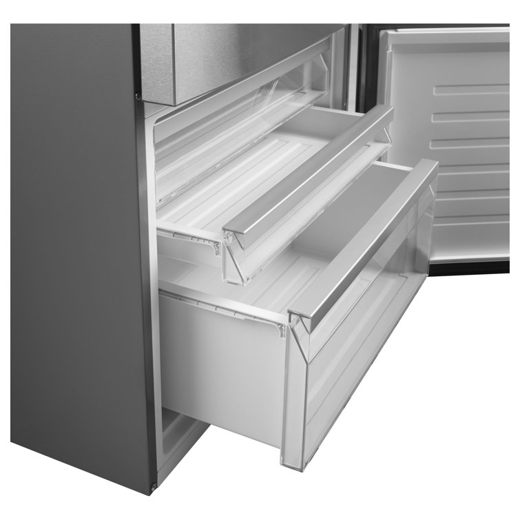 Stainless Steel 17.7 cu. ft. Bottom Freezer Smart Refrigerator
