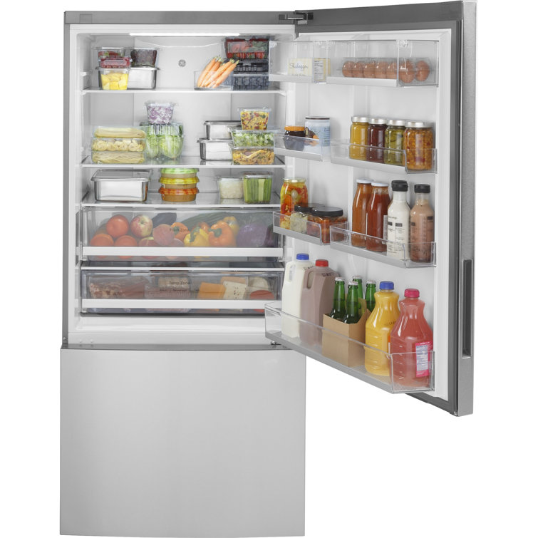 Stainless Steel 17.7 cu. ft. Bottom Freezer Smart Refrigerator