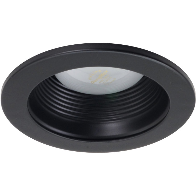 Black Oil Rubbed 4-Inch Recessed LED Baffle Trim