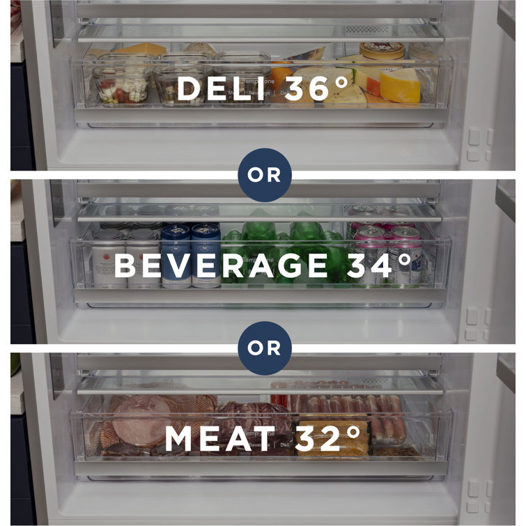 Stainless Steel 17.7 cu. ft. Bottom Freezer Smart Refrigerator