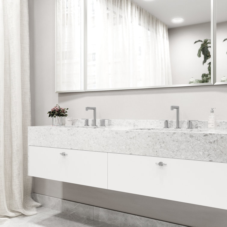Sterling High Arc Widespread Bathroom Faucet in Chrome