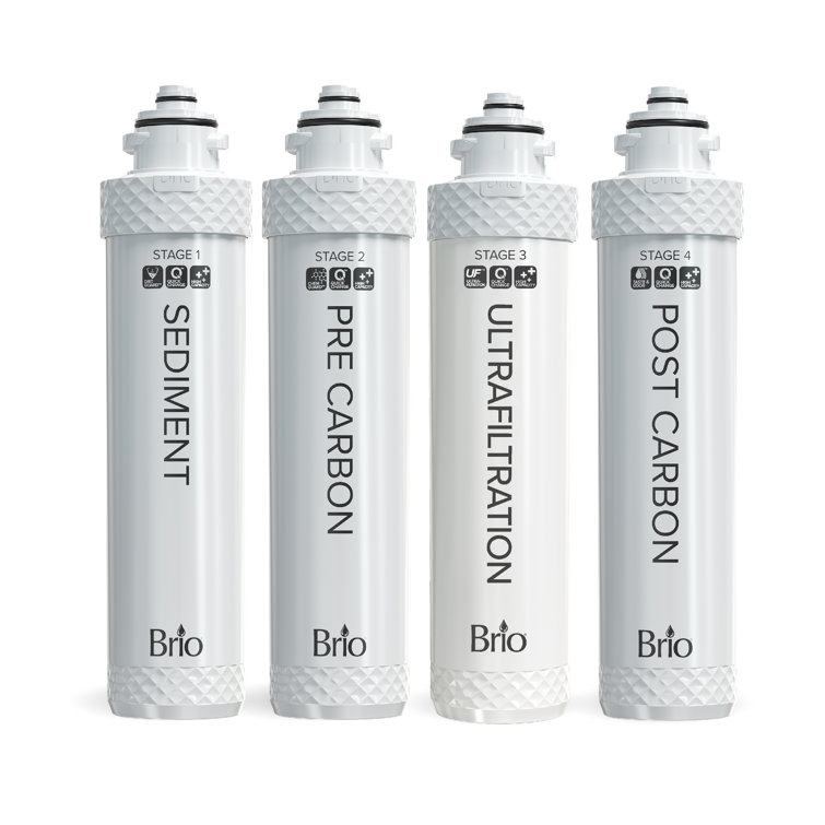 Brio 4-Stage Ultrafiltration Water Filter Replacement Kit