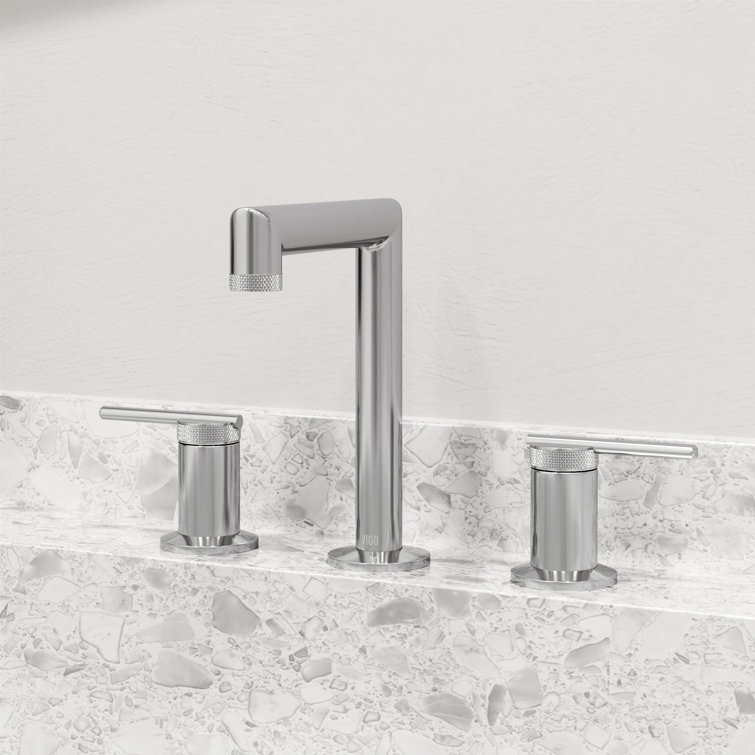 Sterling High Arc Widespread Bathroom Faucet in Chrome