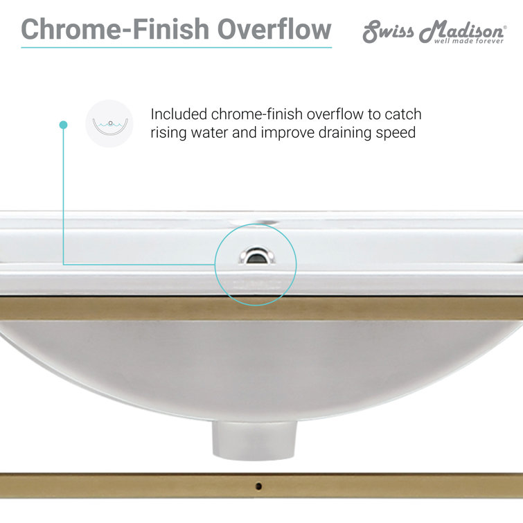 Pierre 35.4" Gold Stainless Steel and Glass Single Bathroom Vanity