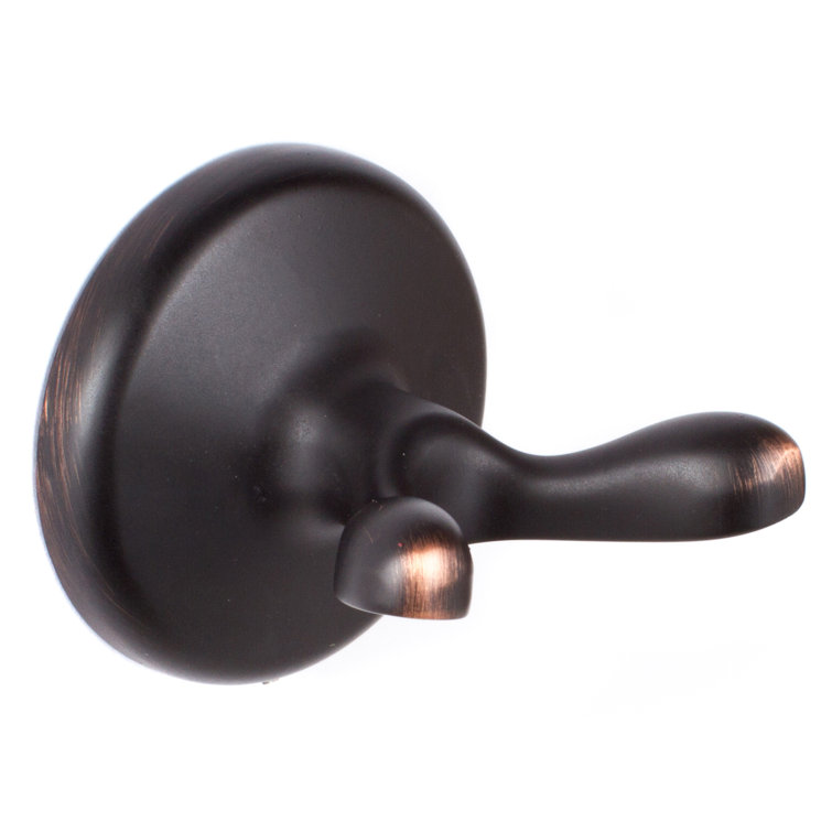 Vintage Bronze Wall Mounted Double Robe Hook
