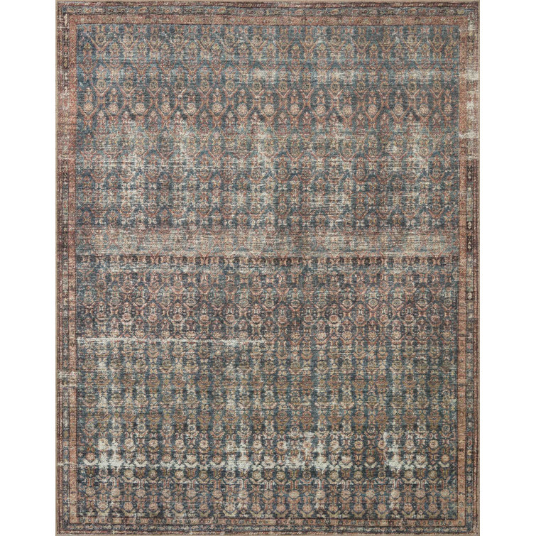 Handmade Black Synthetic Rectangular Stain-Resistant Area Rug