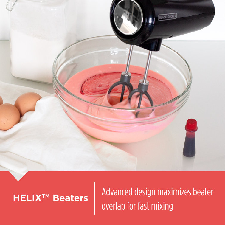 Black+decker 5 Speed Electric Hand Held Mixer - Black