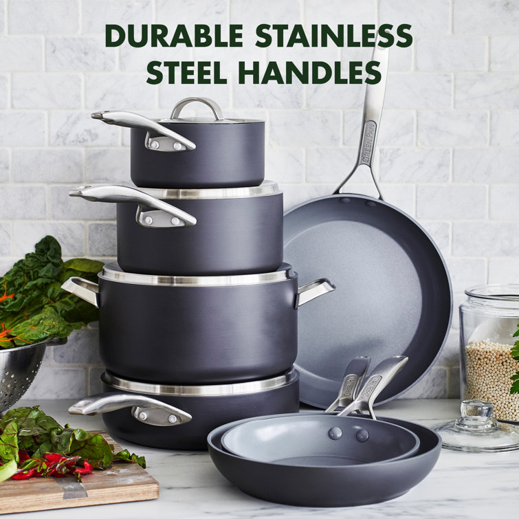 GreenPan Paris Pro 11-Piece Hard Anodized Non-Stick Cookware Set
